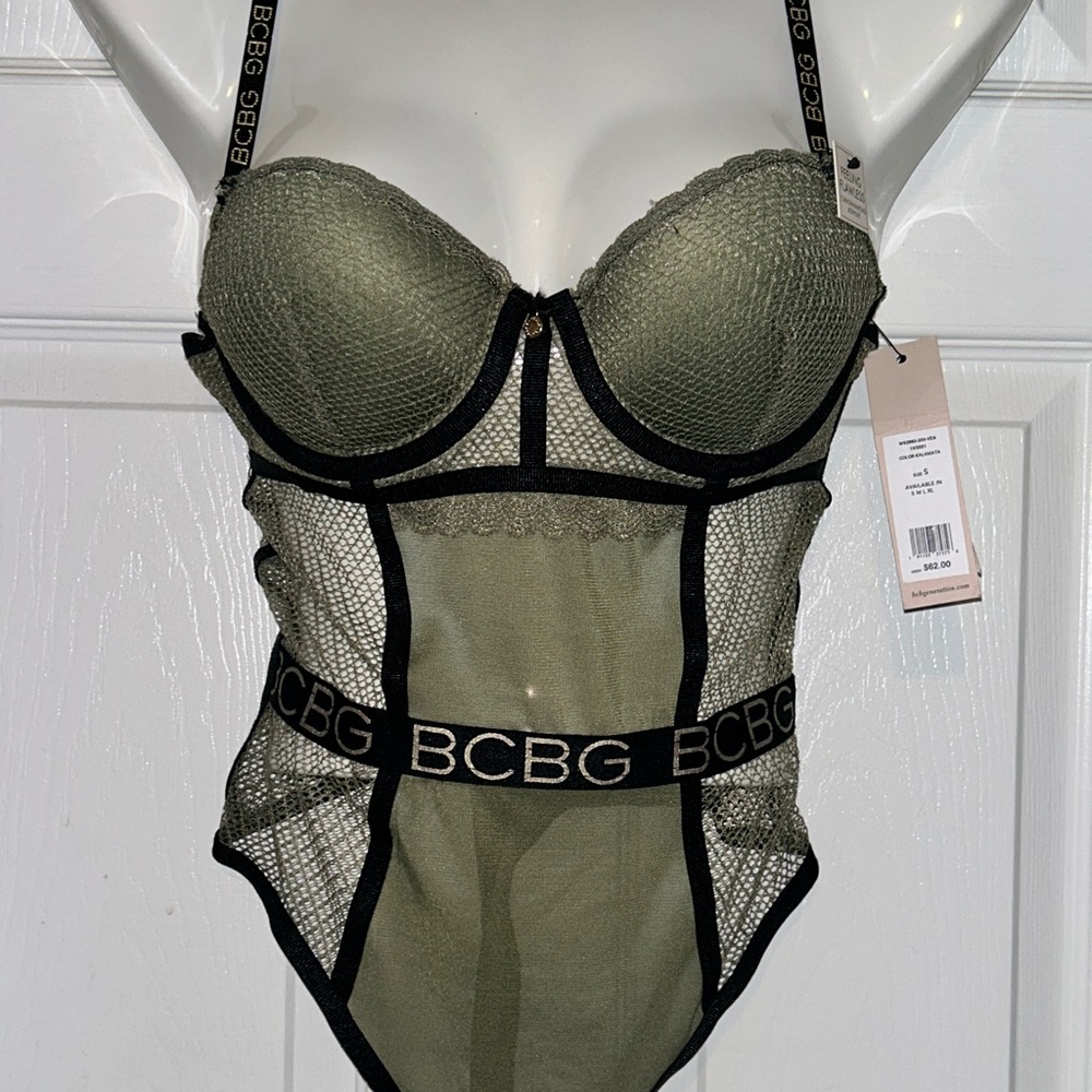 Green Mesh Bodysuit MAKE AN OFFER